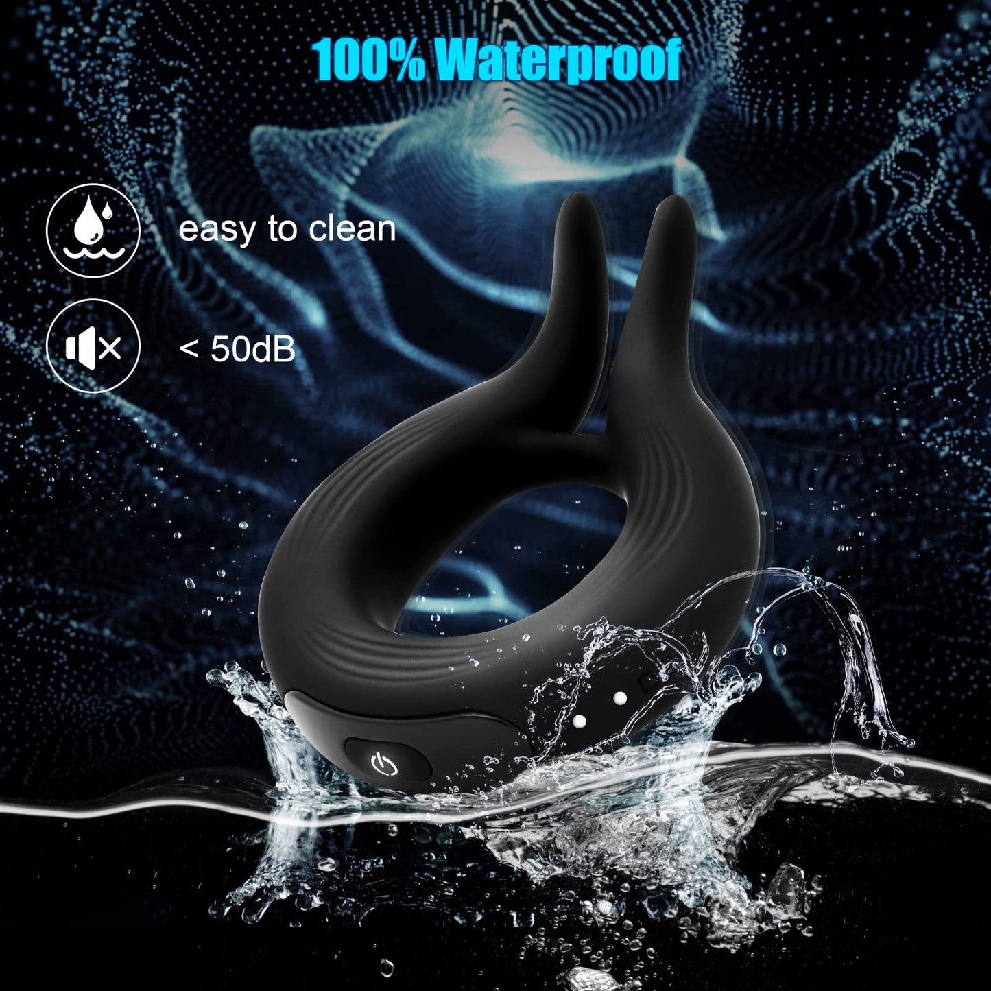 10 Vibration Modes Rabbit Design Penis Ring