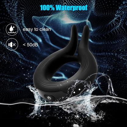 10 Vibration Modes Rabbit Design Penis Ring