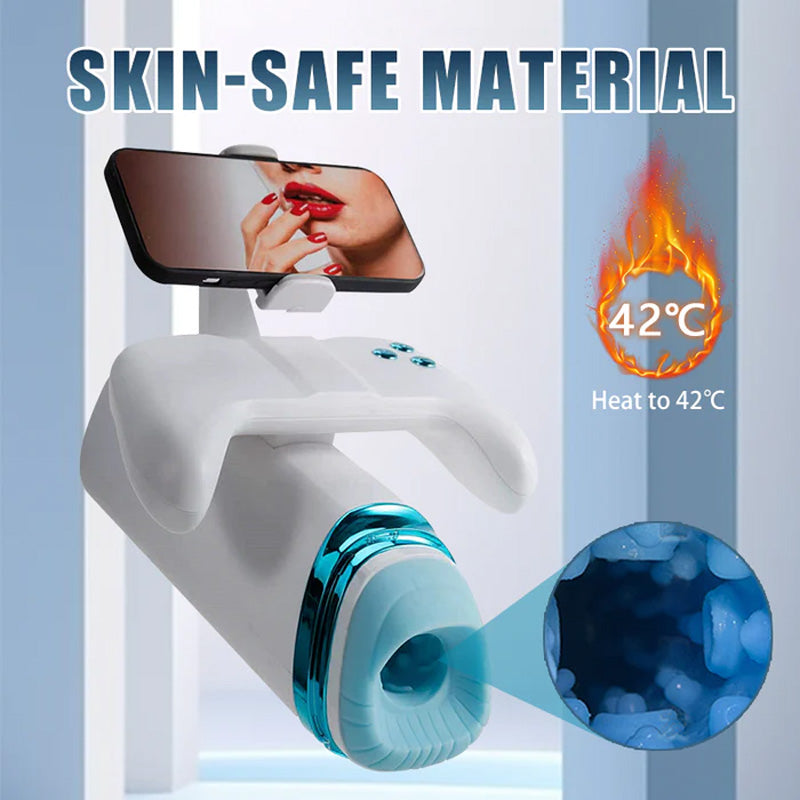 UXOL-7-Frequency Suction & 7-Frequency  Vibration Heating Male Stroker