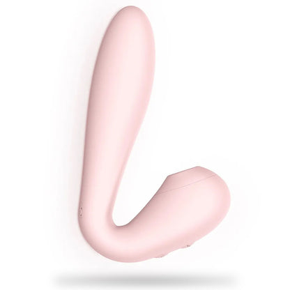 6 Modes Pink Vibrator Waterproof, Suck Bendable Pink Dildo