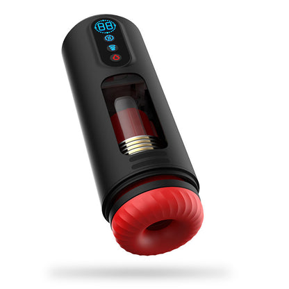 9-Frequency Telescopic Vibration Sucking Voice Heated Aircraft Male Stroker