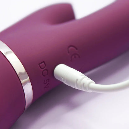Purple Vibrator Bendable Tongue Licking Waterproof