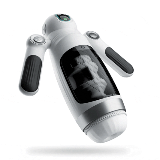 7 Thrusting & 12 Vibrations & Handle Design Automatic Male Stroker