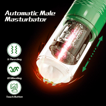 【Best Reputation】3.54'' Diameter Oversized Storm Telescopic LCD Display 6-speed Timing Function Smart Stroker