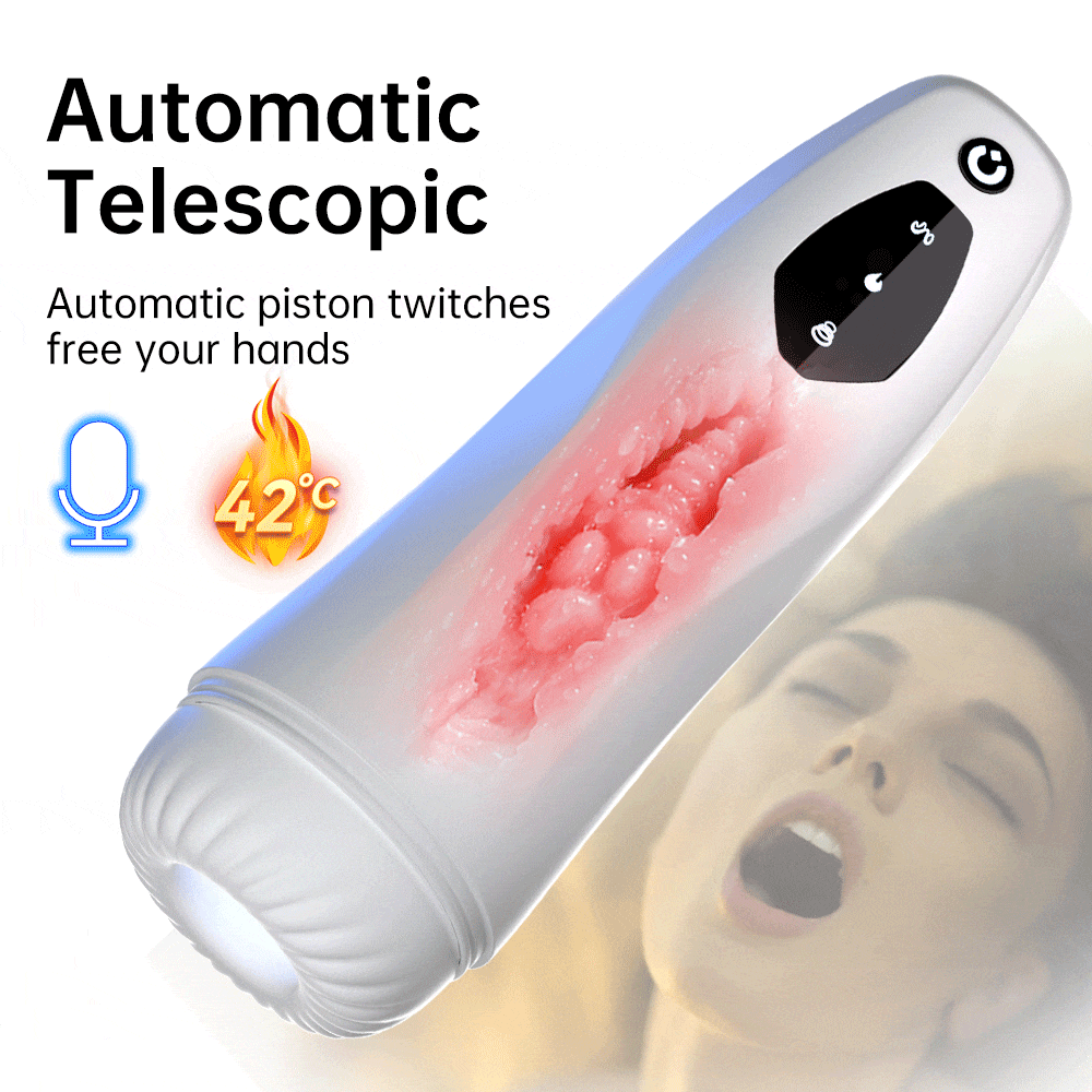 Tifforun 10 Frequency Rotation Automatic Male Stroker- Smart Rotation Telescoping Blowjob Toy