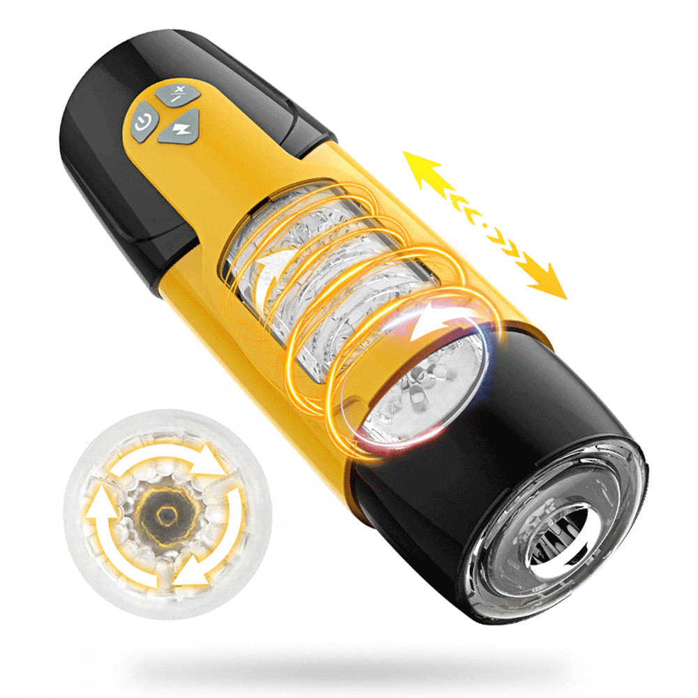 Dark Night 7 Thrusting Rotation Mode Male Stroker With Voice Interaction