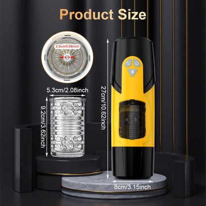 Dark Night 7 Thrusting Rotation Mode Male Stroker With Voice Interaction