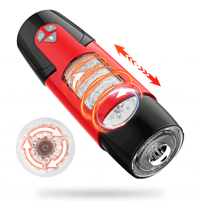 Dark Night 7 Thrusting Rotation Mode Male Stroker With Voice Interaction