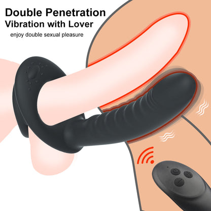 Single Ring Lock Sperm Anal Plug Retractable Prostate Massager