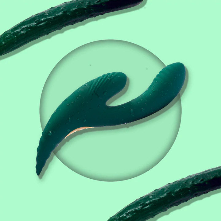Bendable G-Spot Vibrator Sucking Tongue Licking Waterproof