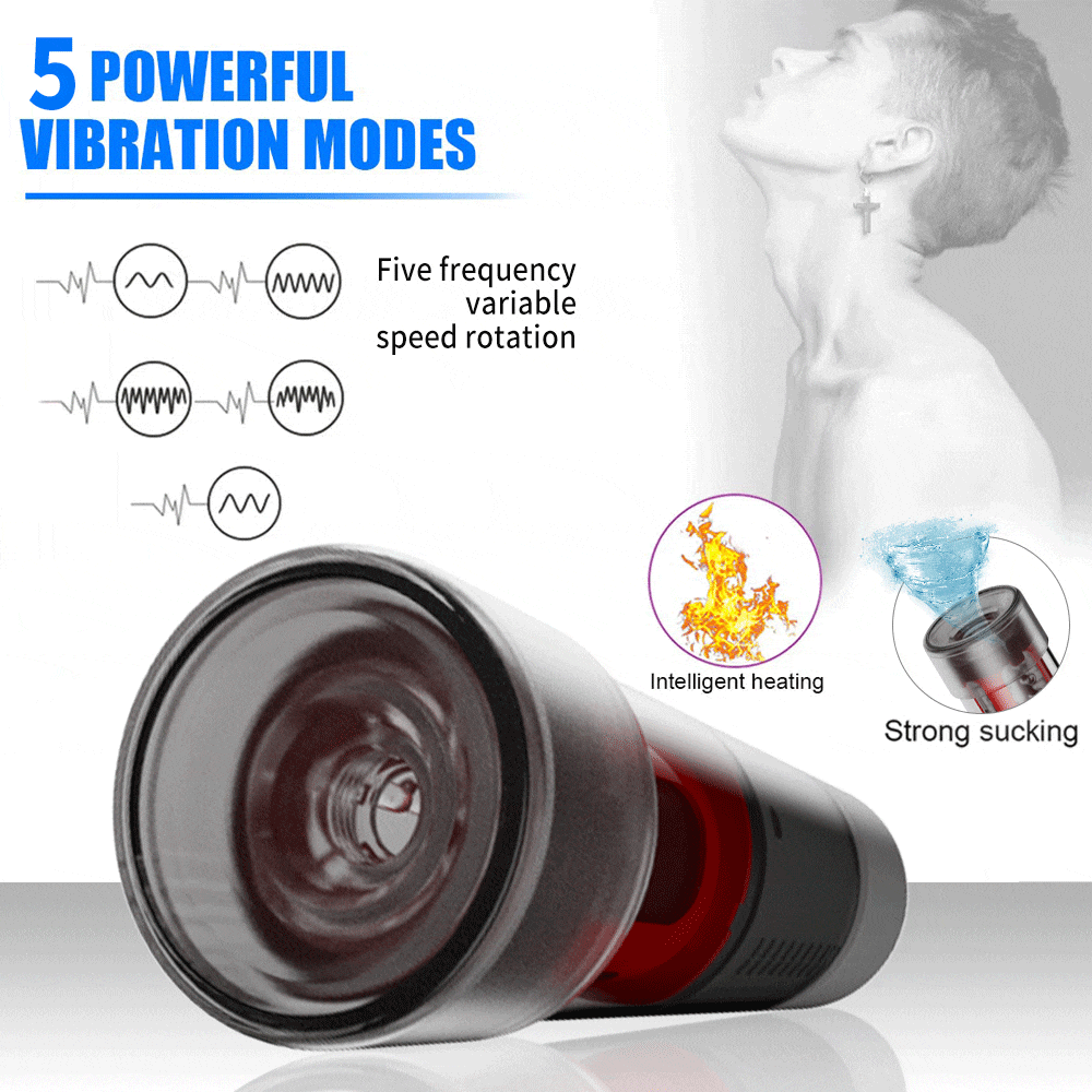 Fully Automatic 6 In 1 Vacuum Pump Sucking Clip Sucking Male Stroker