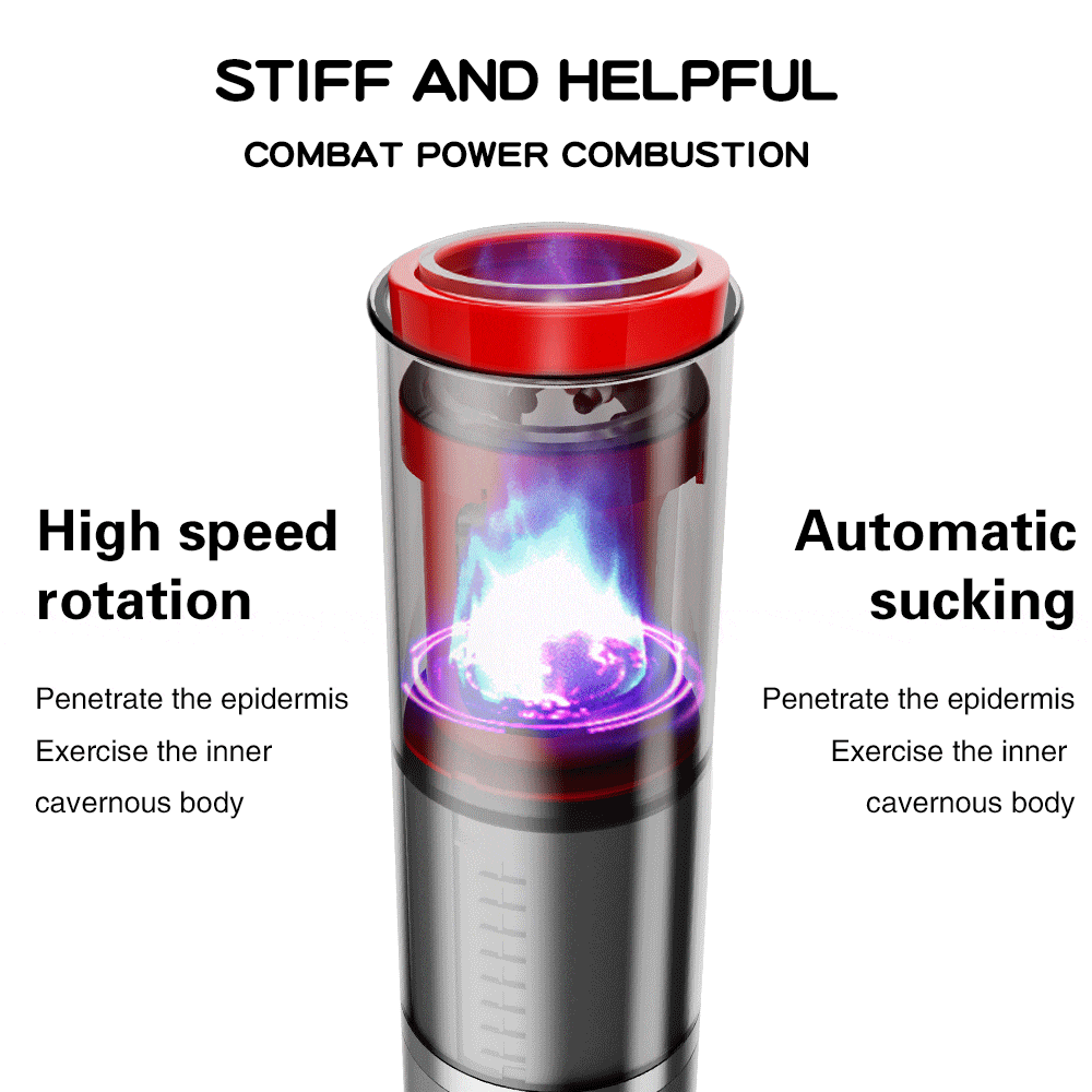 Fully Automatic 6 In 1 Vacuum Pump Sucking Clip Sucking Male Stroker