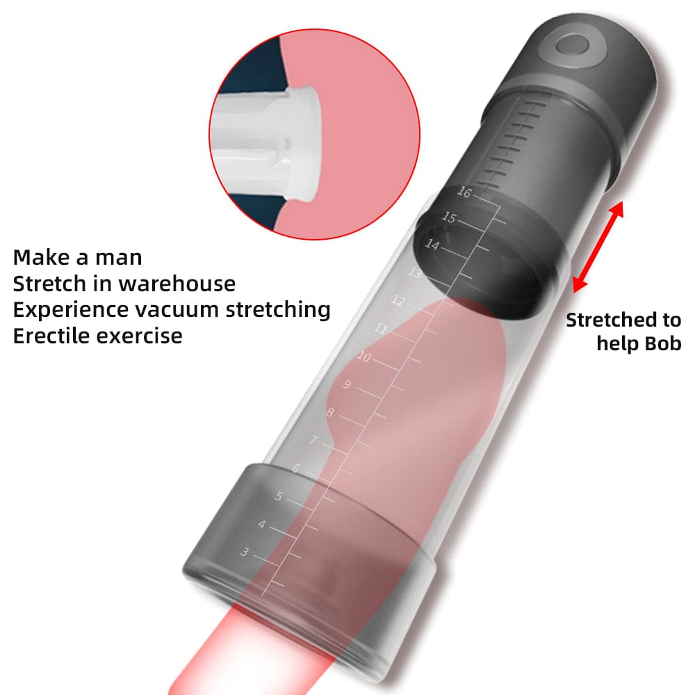 Fully Automatic 6 In 1 Vacuum Pump Sucking Clip Sucking Male Stroker
