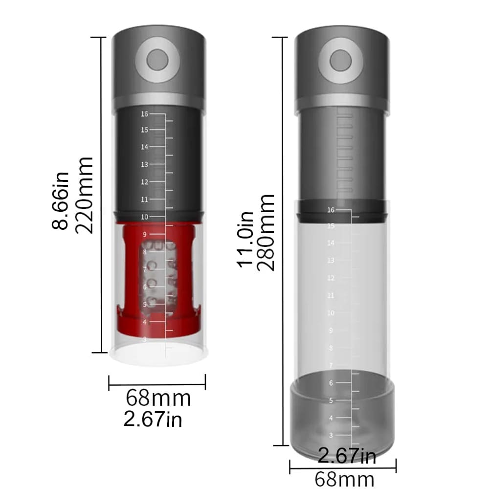 Fully Automatic 6 In 1 Vacuum Pump Sucking Clip Sucking Male Stroker