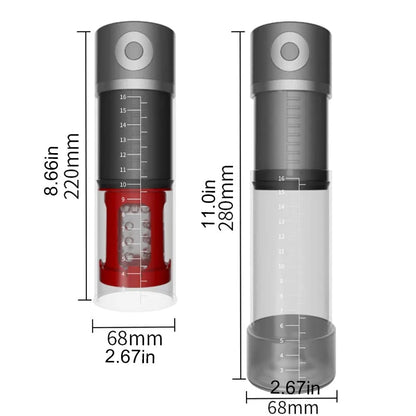 Fully Automatic 6 In 1 Vacuum Pump Sucking Clip Sucking Male Stroker