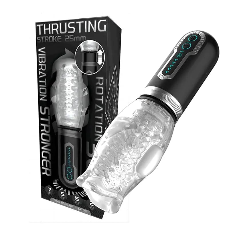 2026 Newest 3 in 1 Upgraded Gawk Gawk 3000 Pro - Male Rose 5 Thrusting & 5 Rotating & 7 Vibrating Modes, Adult Toys Automatic Men Masturbation Machine Electric Pocket Pussy Male Stroker