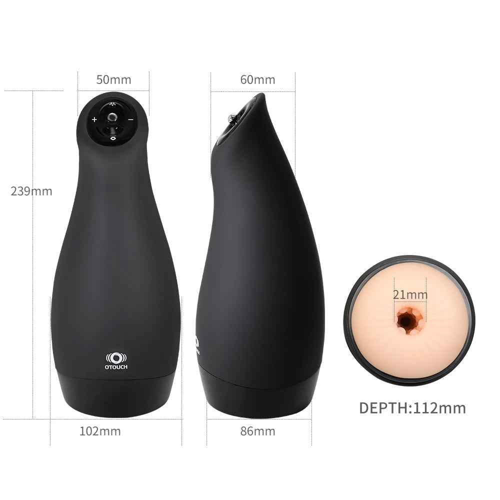 Otouch Airturn 3 Male Stroker with 6 Vibrations Sucking Blowjob Stroker