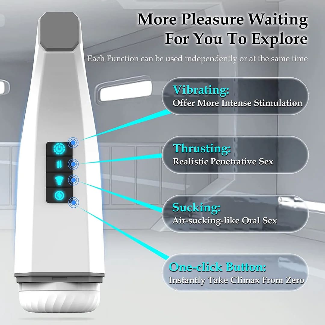 Hgod 007 Third Generation Retractable Heating Sucking Vibrating Male Stroker