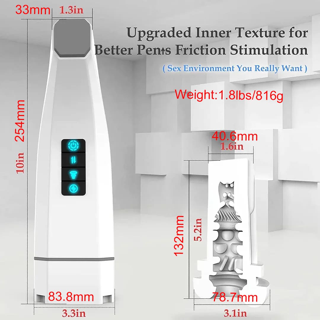 Hgod 007 Third Generation Retractable Heating Sucking Vibrating Male Stroker
