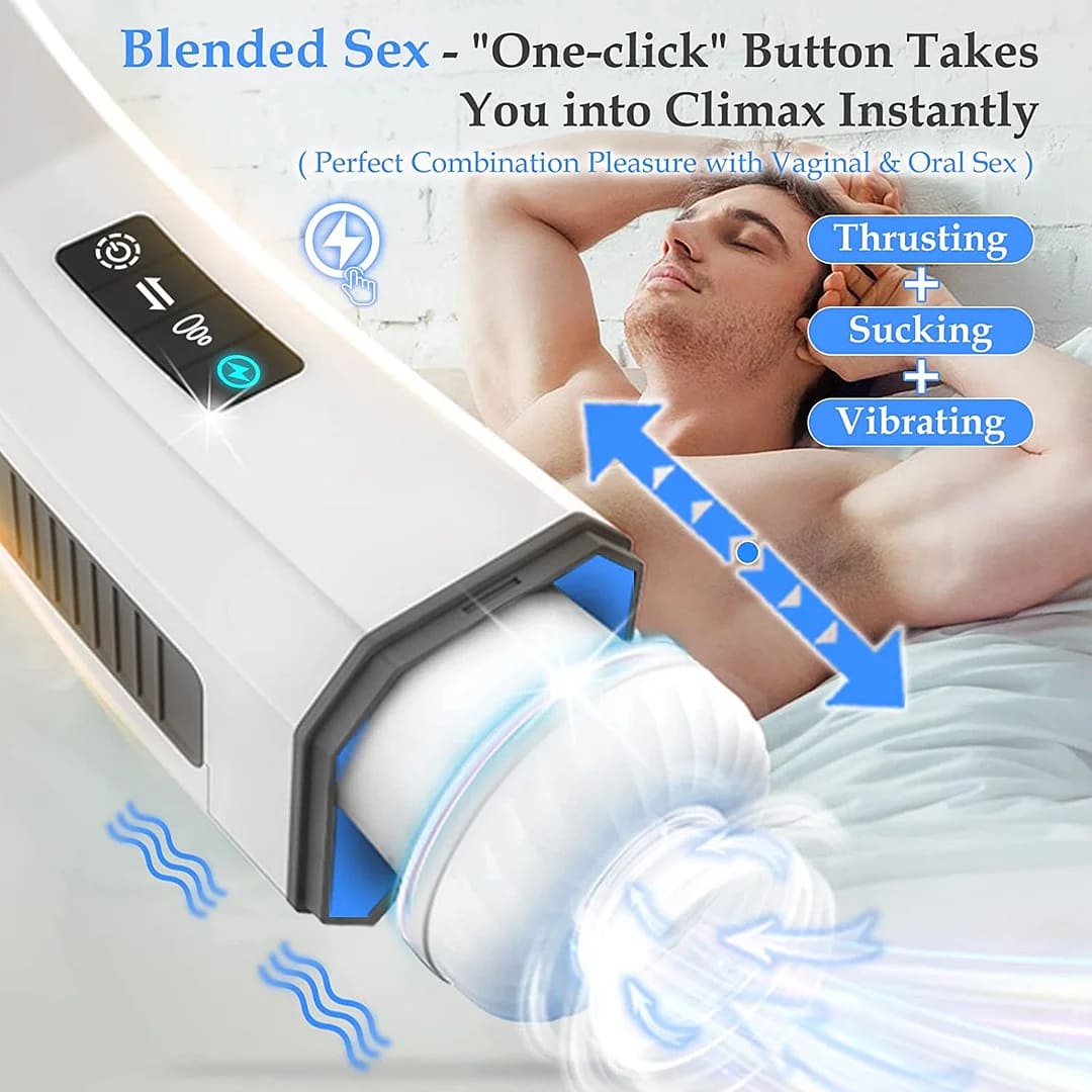 Hgod 007 Third Generation Retractable Heating Sucking Vibrating Male Stroker
