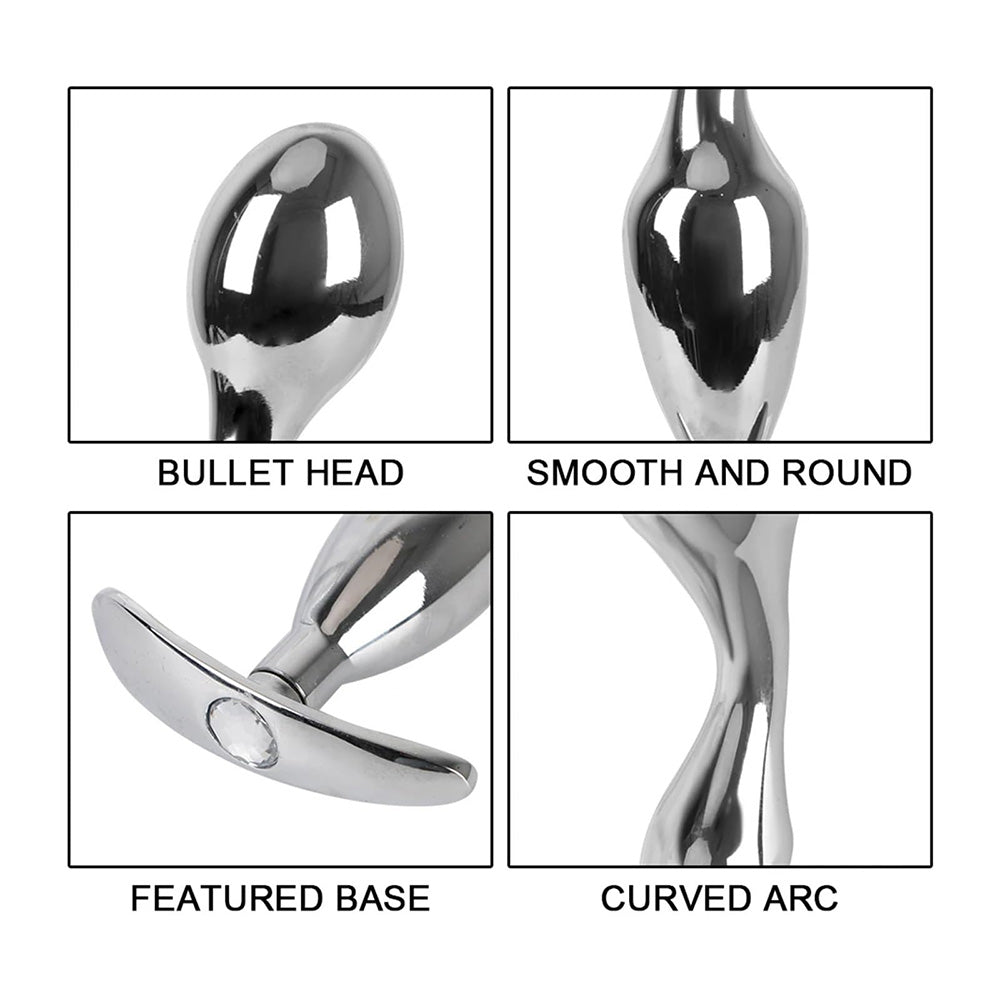 Stainless Steel Prostate Massage Sex Toy Metal Anal Plug Anal Stimulator Anal Plug