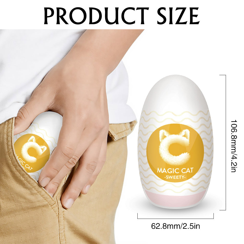 S176 Egg Pocket Pussy Realistic Vagina Toys Penis Trainer Egg Stroker for Man