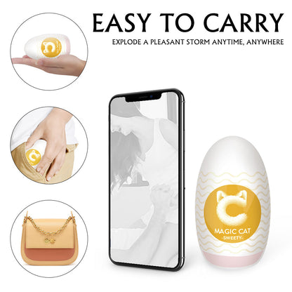 S176 Egg Pocket Pussy Realistic Vagina Toys Penis Trainer Egg Stroker for Man