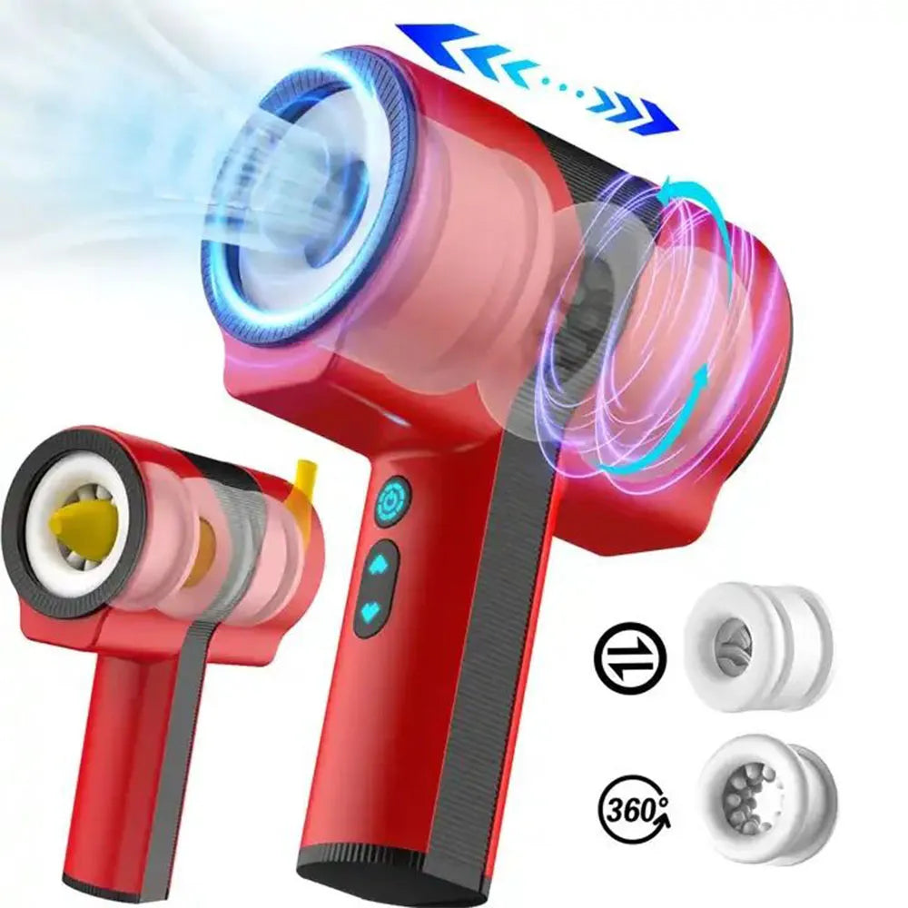 Electric Telescopic & Rotating Male Airplane Stroker