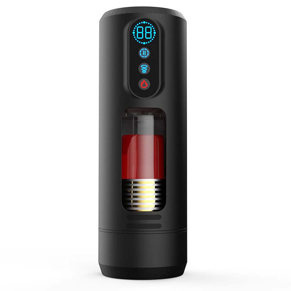 9-Frequency Telescopic Vibration Sucking Voice Heated Aircraft Male Stroker