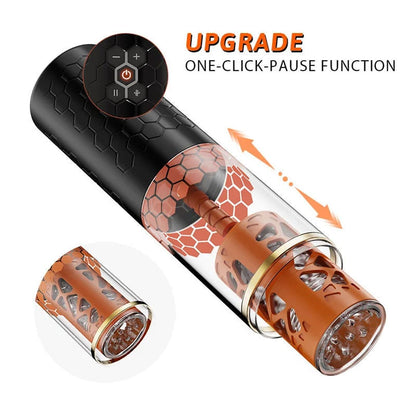 Master 10 Thrusting Rotating 3D Realistic Automatic Male Stroker