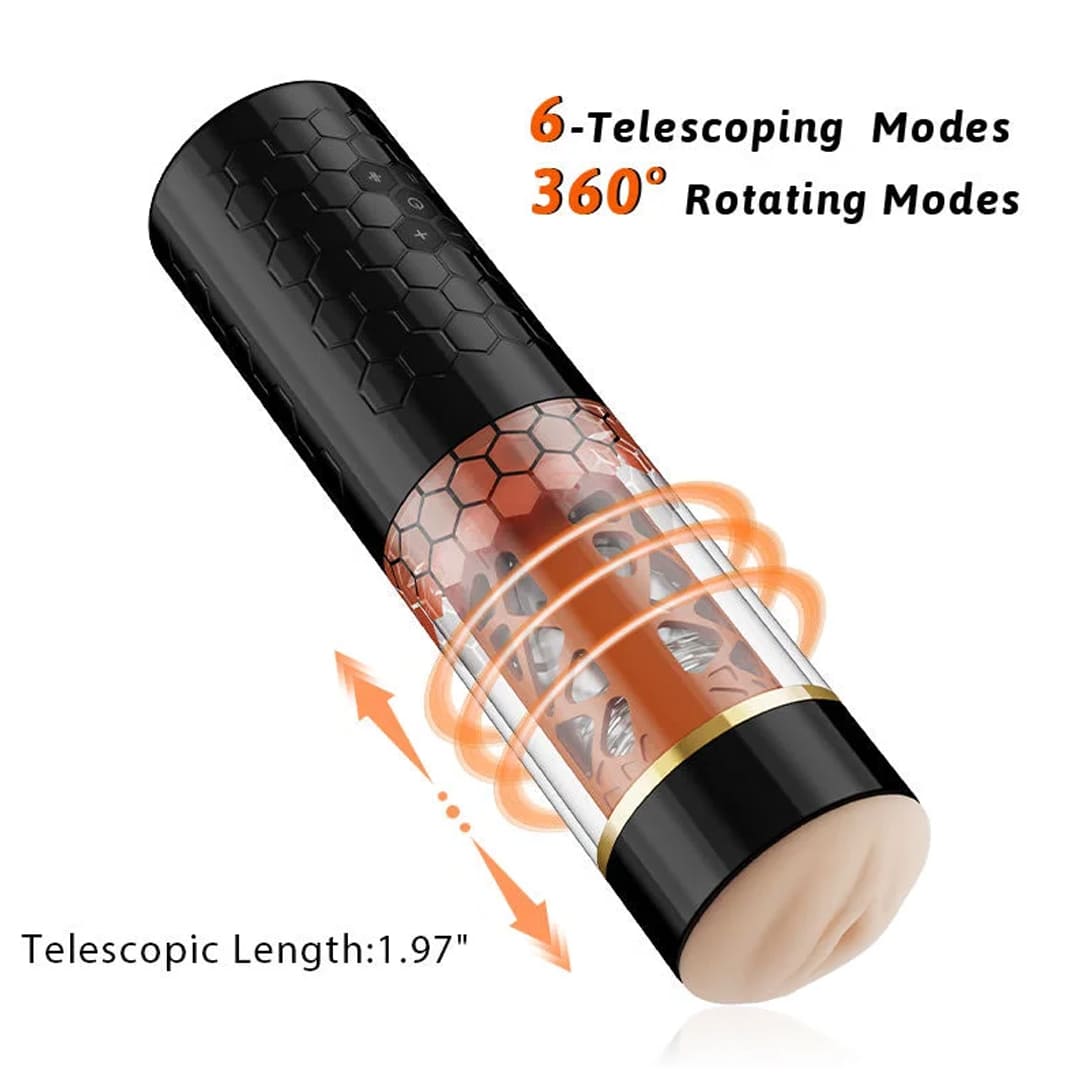 Master 10 Thrusting Rotating 3D Realistic Automatic Male Stroker