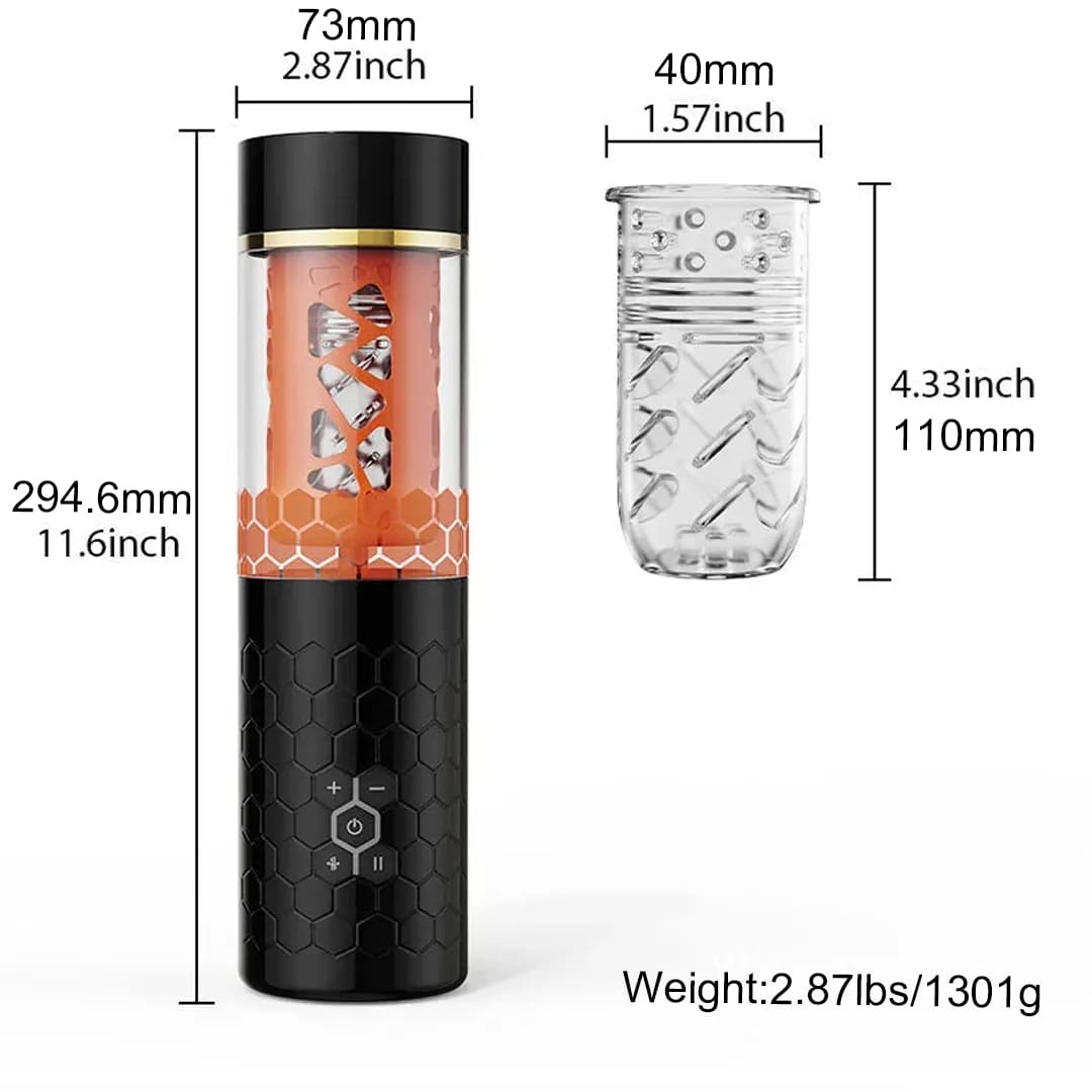 Master 10 Thrusting Rotating 3D Realistic Automatic Male Stroker