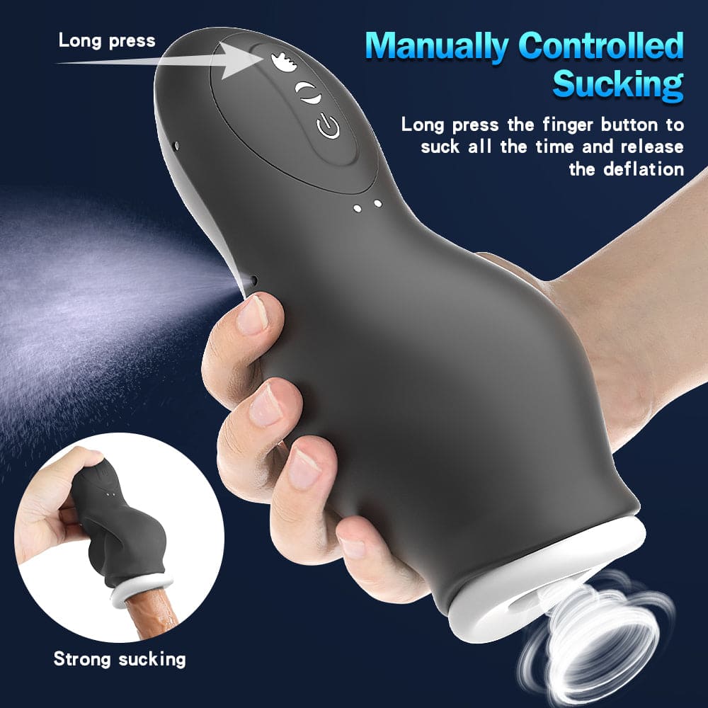 Dragonsuck - 7 Vibrating Sucking Masturbation Cup Automatic Male Stroker