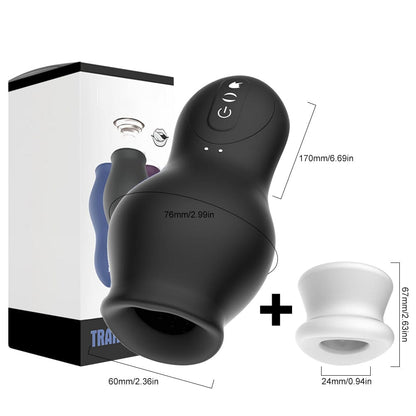 Dragonsuck - 7 Vibrating Sucking Masturbation Cup Automatic Male Stroker