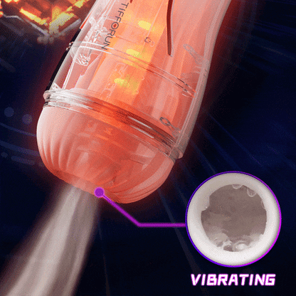 Tifforun Spaceship 9 Vibration Sucking Heating Voice Function  Male Stroker