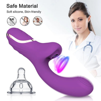 Sucking Slapping Massage Strong Vibration