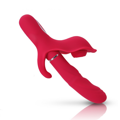 10 Modes Vibrating Dildo Slapping Sucking Stimulate the Clitoris