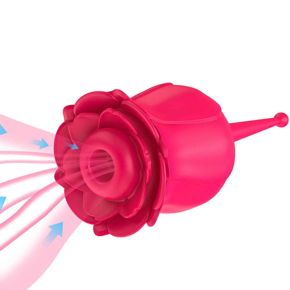 Rose Vibrater | Rose Suction Vibrator Female Masturbator