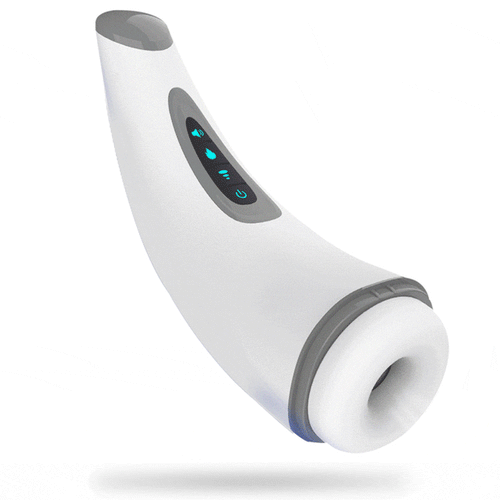 SparkSolo 7 Vibration 3 Sucking Smart Heating Automatic Male Stroker Hands Free Blowjob Pleasure Realistic Textured Ultra-Soft Blowjob Toy