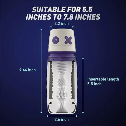 7 Types Of Vibration Thrusting And Sucking APP Remote Control Male Stroker