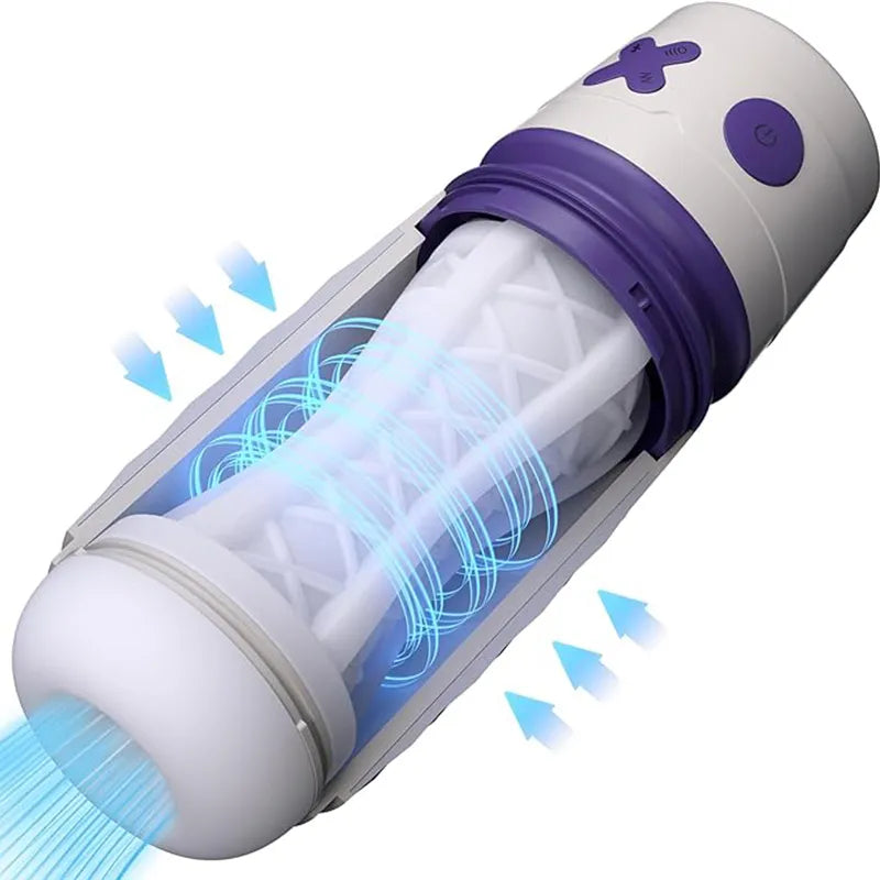 7 Types Of Vibration Thrusting And Sucking APP Remote Control Male Stroker
