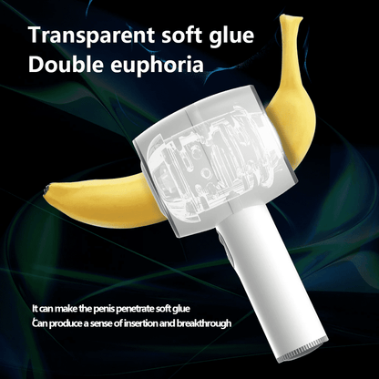Banana Cleaner 3 Thrusting Sucking Handheld Automatic Male Stroker