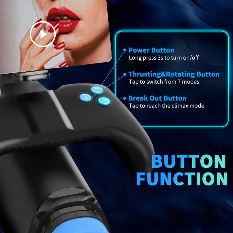 UXOL-7-Frequency Suction & 7-Frequency  Vibration Heating Male Stroker