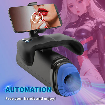UXOL-7-Frequency Suction & 7-Frequency  Vibration Heating Male Stroker