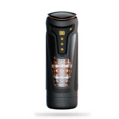 Victor - 3 in 1 Male Stroker 9 Vibrating & 8 Thrusting Modes & 2 Heating Levels Male Sex Toys