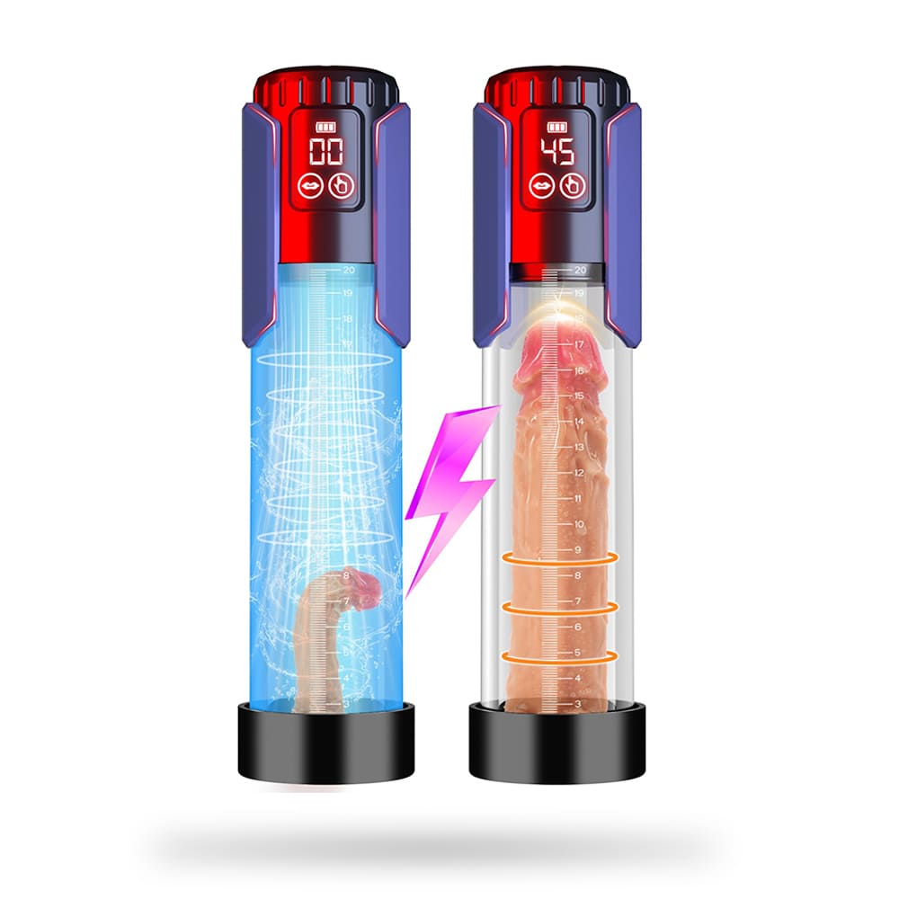Waterproof Vacuum Extension Pump Penis Training Male Stroker