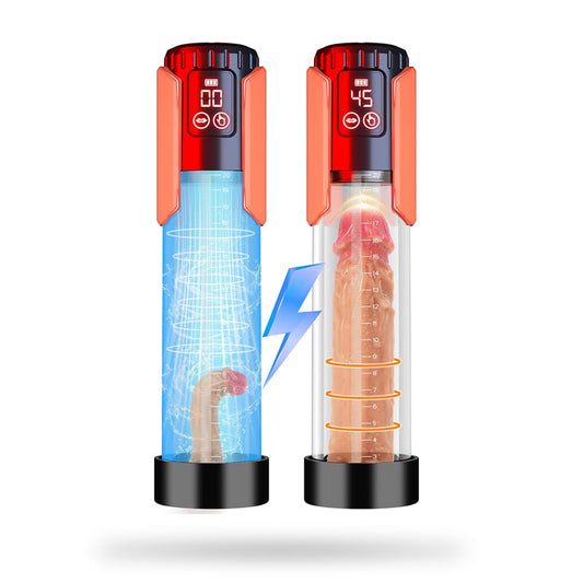 Waterproof Vacuum Extension Pump Penis Training Male Stroker
