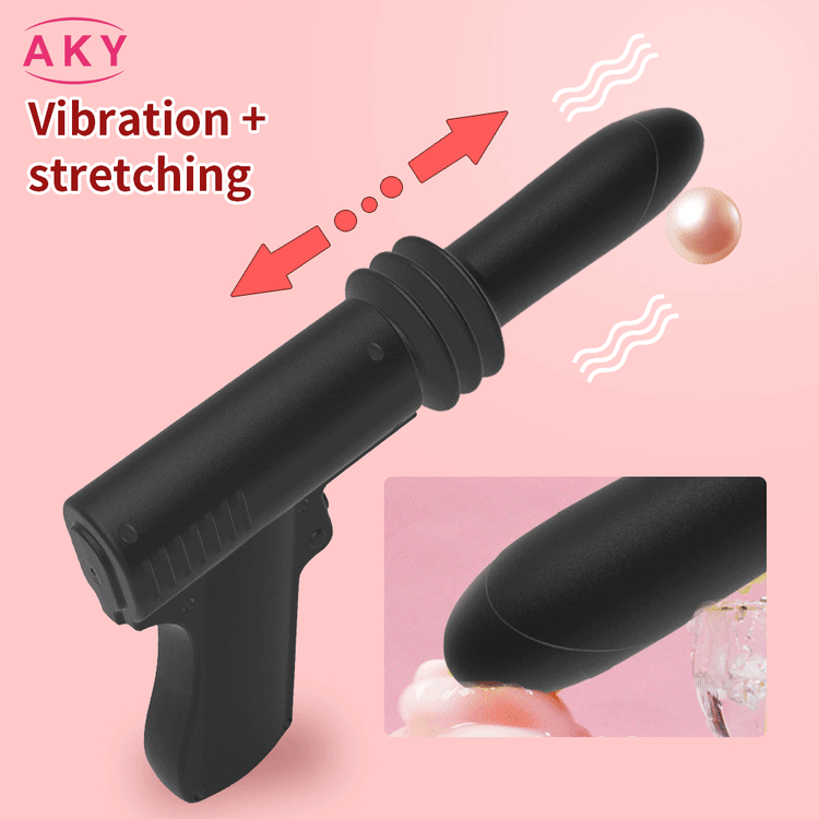 4 Modes 2-in-1 Thrusting Dildo & Anal Dildo Vibrator