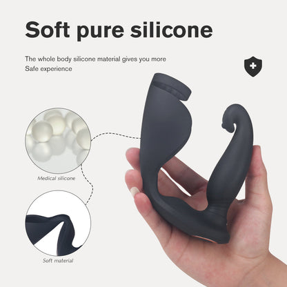 Wireless Remote Control Posterior Prostate Penis Exerciser