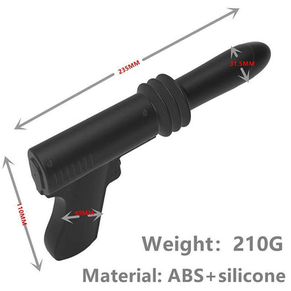 4 Modes 2-in-1 Thrusting Dildo & Anal Dildo Vibrator